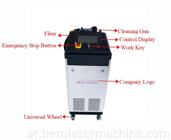 Low-Medium Power Pulse Fiber Laser Cleaning Machine